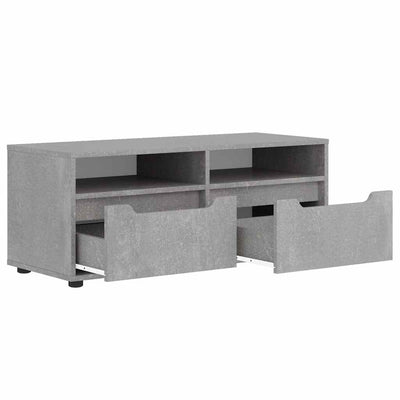 TV-kaappi VISNES Betoni Harmaa 100x40x38 cm tekninen puu