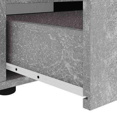 TV-kaappi VISNES Betoni Harmaa 100x40x38 cm tekninen puu