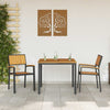 Ruskea puutarhan tuoli Musi 56x57x87cm (2 pcs akaasiapuu)