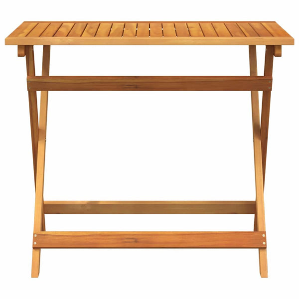 Puutarhapöytä Ruskea 90 x 55 x 75 cm Tiheä akasiapuu