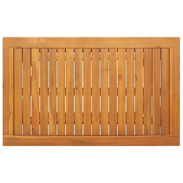 Puutarhapöytä Ruskea 90 x 55 x 75 cm Tiheä akasiapuu