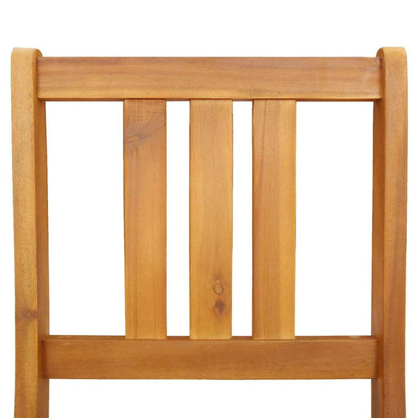Ruskea puutarhan tuoli Kimberli 36x46x86cm (2 pcs akaasiapuu)