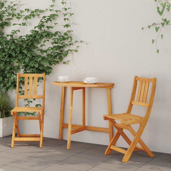 Ruskea puutarhan tuoli Kimberli 36x46x86cm (2 pcs akaasiapuu)