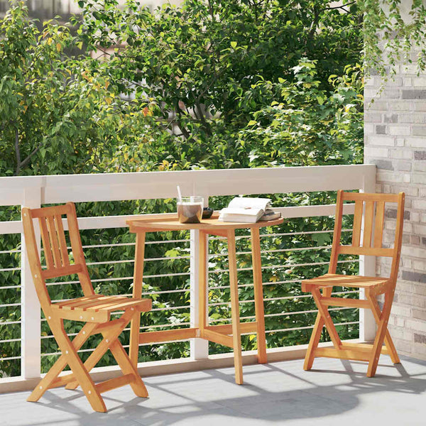 Ruskea puutarhan tuoli Kimberli 36x46x86cm (2 pcs akaasiapuu)