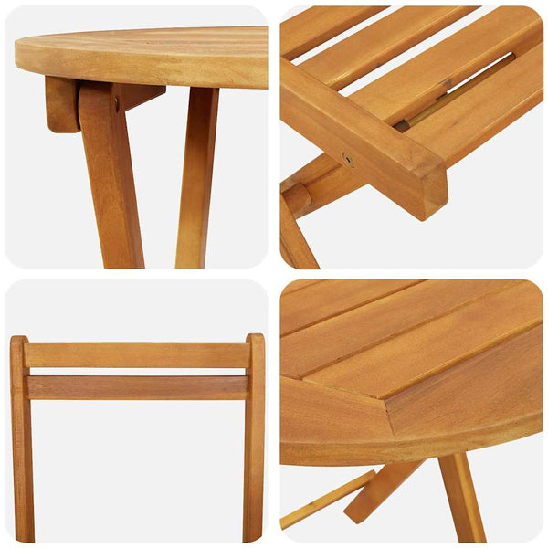 Piharuokailu setti 3 pcs Öljyinen luonnollinen Tiheä akasiapuu