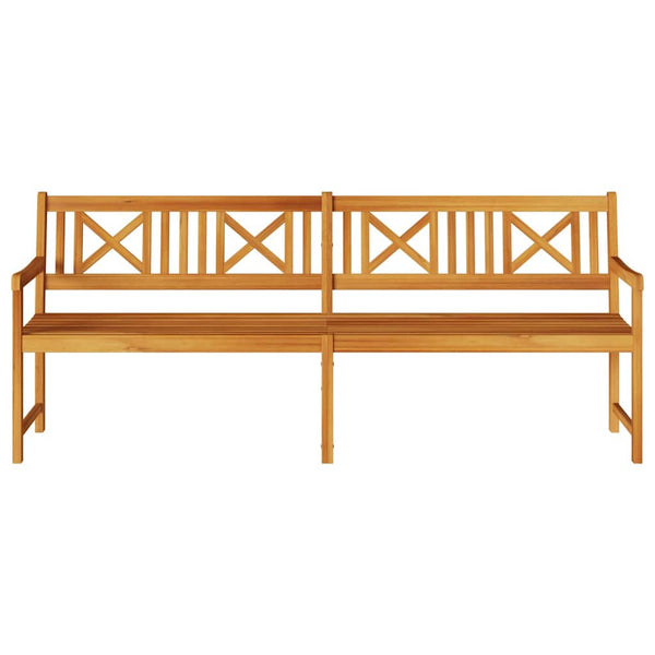 Ulkopenkki Luonnollinen 220 x 56 x 90 cm Tiheä akasiapuu