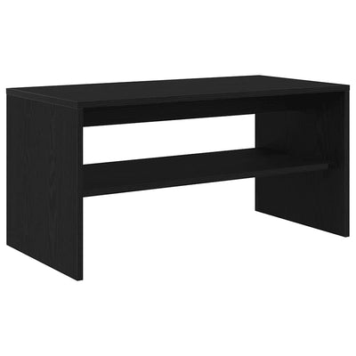 TV-kaappi Musta tammi 80x40x40 cm Engineered Wood