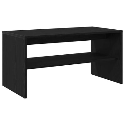 TV-kaappi Musta tammi 80x40x40 cm Engineered Wood