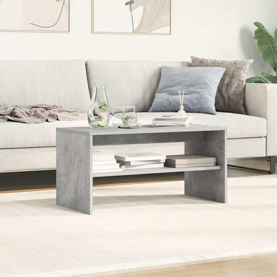 TV-taso betoninharmaa 80x40x40 cm lastulevy