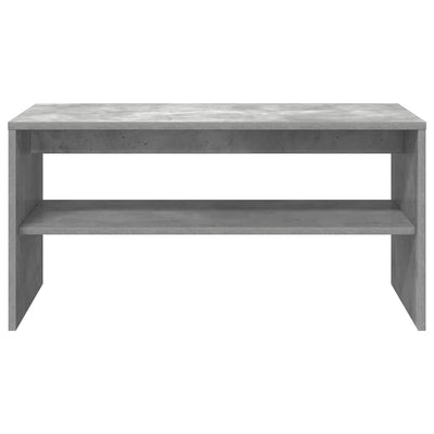 TV-taso betoninharmaa 80x40x40 cm lastulevy