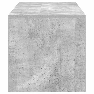 TV-taso betoninharmaa 80x40x40 cm lastulevy