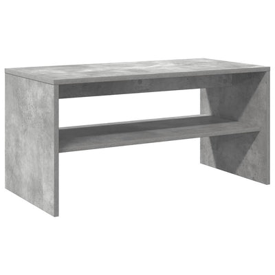 TV-taso betoninharmaa 80x40x40 cm lastulevy