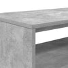 TV-taso betoninharmaa 80x40x40 cm lastulevy