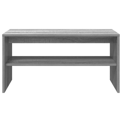 TV-taso harmaa Sonoma 80x40x40 cm tekninen puu