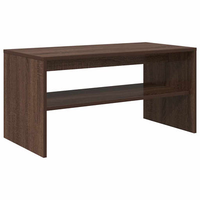 TV-taso ruskea tammi 80x40x40 cm tekninen puu