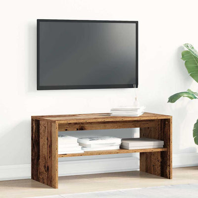 TV-taso vanhaa puuta 80x40x40 cm lastulevy