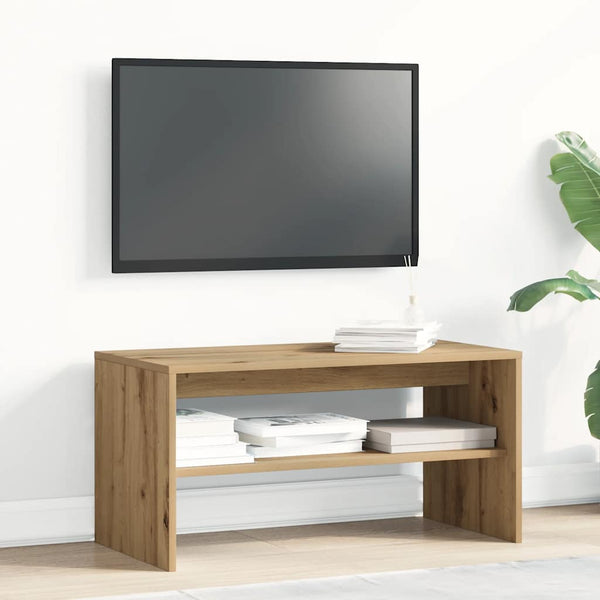 TV-taso käsityöläinen tammi 80x40x40 cm tekninen puu