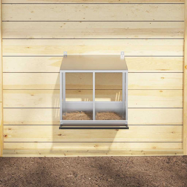 Hopea kananpesälaatikko Esfahani (2 lokerolla, galvanoitua)