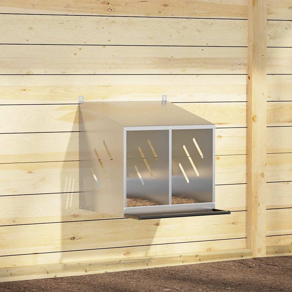 Hopea kananpesälaatikko Esfahani (2 lokerolla, galvanoitua)