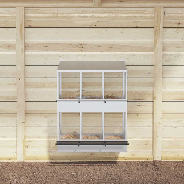 Hopea kananpesälaatikko Esfahani (6 lokerolla galvanoitua)