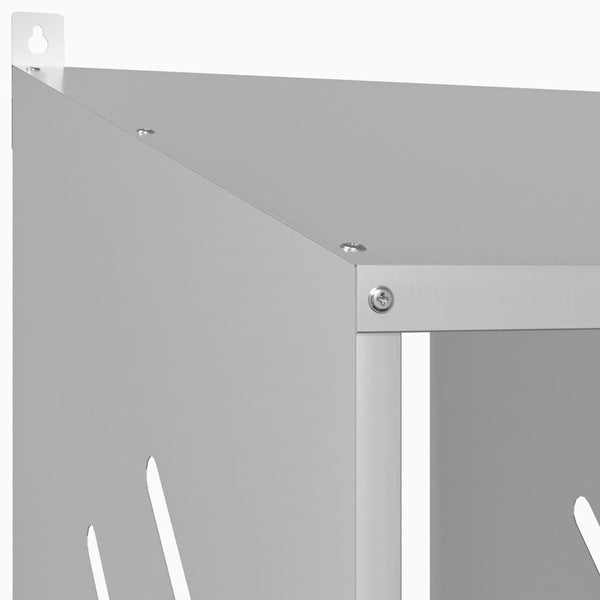 Hopea kananpesälaatikko Esfahani 4 lokerolla (galvanoitua metallia)