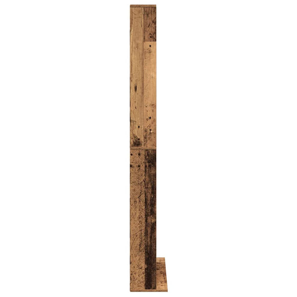 CD-kaappi Vanha puu 101 x 23 x 177,5 cm Tekninen puu