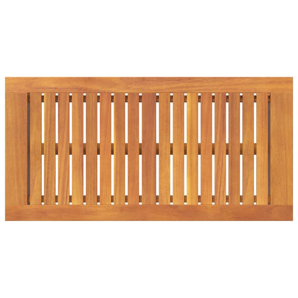Tiheä akasiapuu öljyinen luonnollinen sohvapöytä
