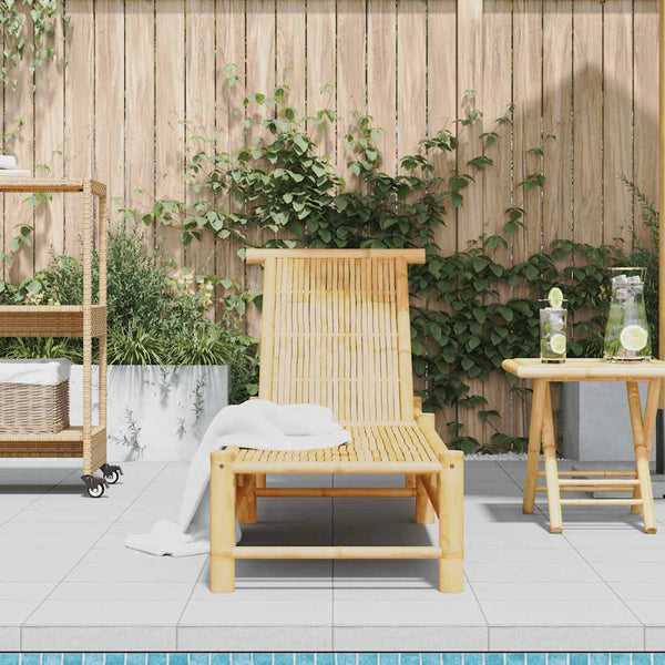 Aurinkotuoli 55x199x30 cm bambu