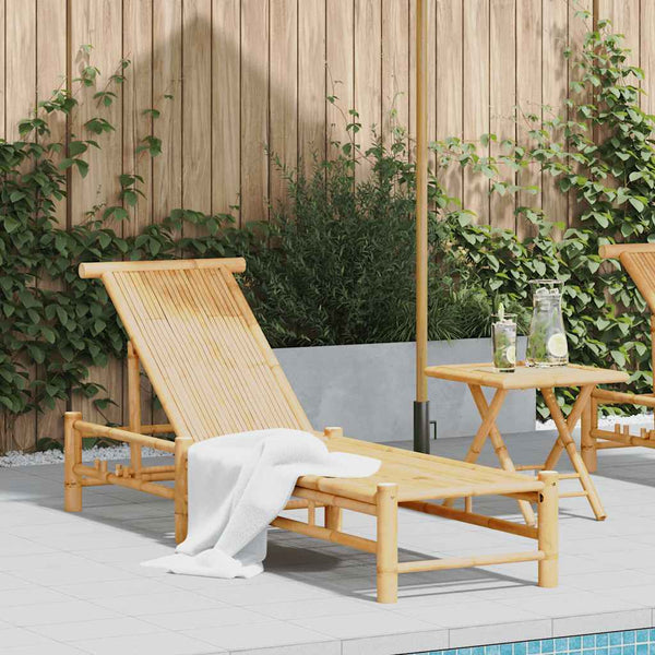 Aurinkotuoli 55x199x30 cm bambu