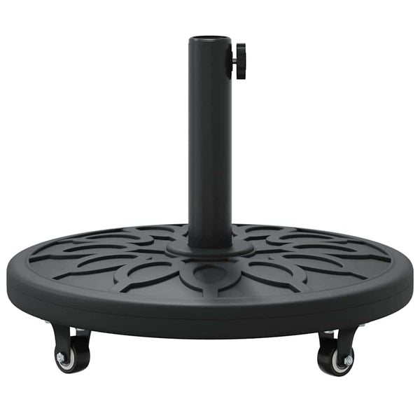 Päivänvarjonjalusta 15.25 kg Musta Rauta Pyöreä