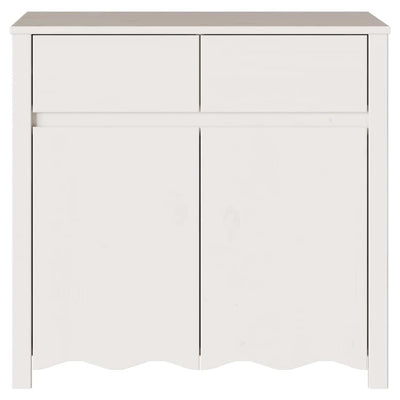 Sivupöytä Drammen Valkoinen 79 x 43 x 75.5 cm Täysi Mänty