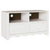 TV-kaappi Drammen Valkoinen 99 x 43 x 55 cm Täysi Mänty