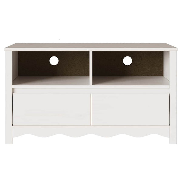 TV-kaappi Drammen Valkoinen 99 x 43 x 55 cm Täysi Mänty