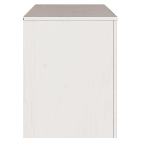 TV-kaappi Drammen Valkoinen 99 x 43 x 55 cm Täysi Mänty