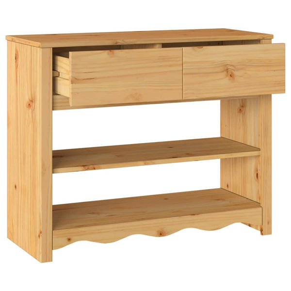 Konsolipöytä Drammen Tammi 89,5 x 37 x 73 cm Massiivinen mänty