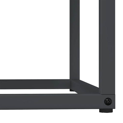 Polttopuuteline antrasiitti 69,5x35x81 cm kylmävalssattu teräs