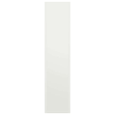 Polttopuuteline valkoinen 50x23x100 cm kylmävalssattu teräs