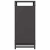 Polttopuuteline musta 44x28x65 cm kylmävalssattu teräs