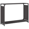 Polttopuuteline musta 90x28x65 cm kylmävalssattu teräs