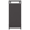 Polttopuuteline musta 90x28x65 cm kylmävalssattu teräs