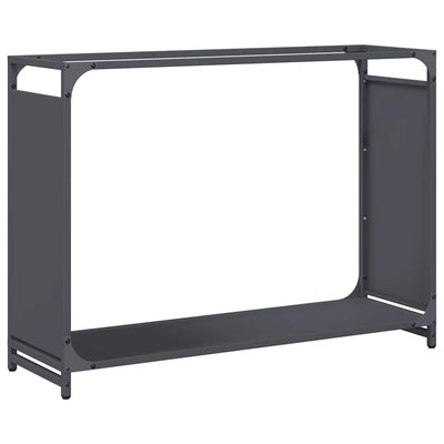 Polttopuuteline antrasiitti 90x28x65 cm kylmävalssattu teräs