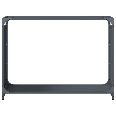 Polttopuuteline antrasiitti 90x28x65 cm kylmävalssattu teräs