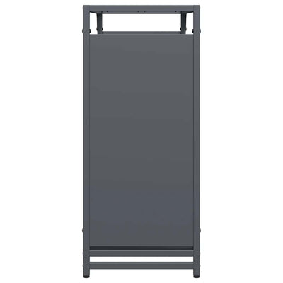 Polttopuuteline antrasiitti 90x28x65 cm kylmävalssattu teräs