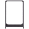 Polttopuuteline Musta 60x28x90 cm Kylmävalssattua terästä