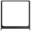 Polttopuuteline Musta 90x28x90 cm Kylmävalssattua terästä