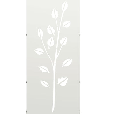 Polttopuuteline valkoinen 40x30x80 cm kylmävalssattu teräs