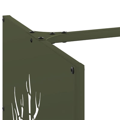 Polttopuuteline Flueras 40x40x40cm (kylmävalssattu teräs)