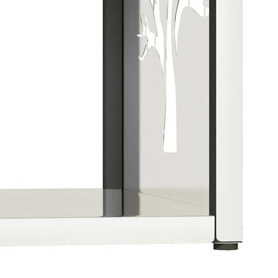 Ruostumaton teräs polttopuuteline Tomniuc 40x40x40cm