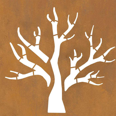 Polttopuuteline Demonte 40x40x40cm (säänkestävä teräs)