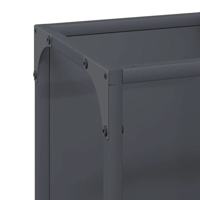 Polttopuut Antrasiitti 25x25x60 cm Kylmävalssattu teräs